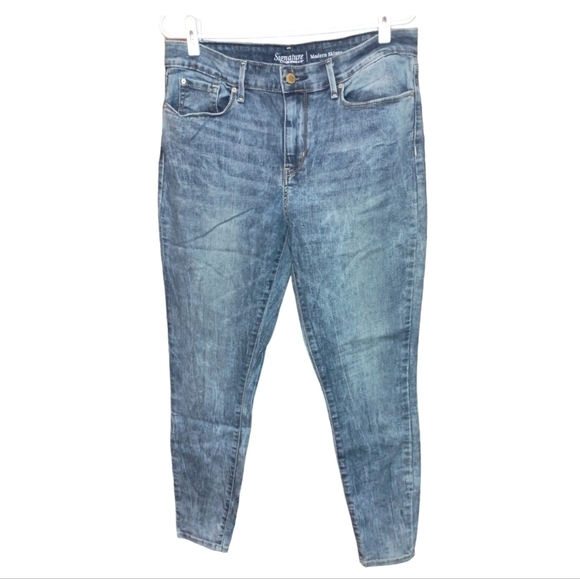Signature By Levi Strauss Modern Skinny Jeans Size 14 - Picture 6 of 7